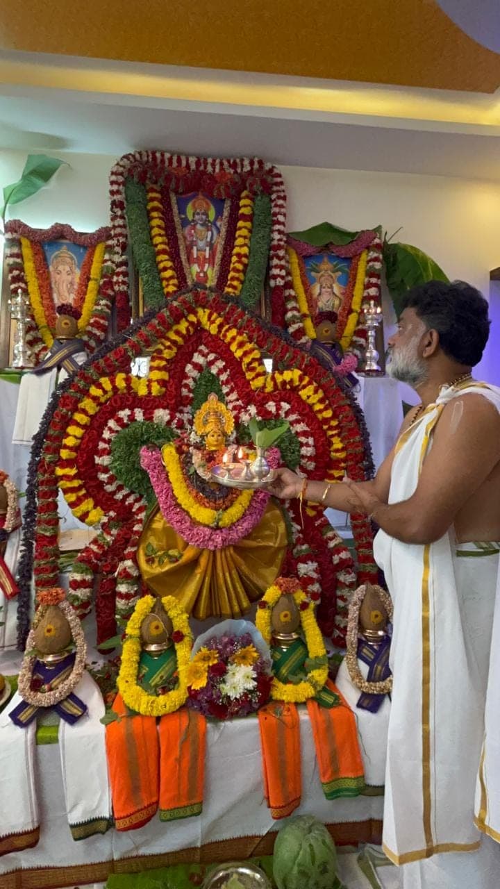 Sacred havan ceremony